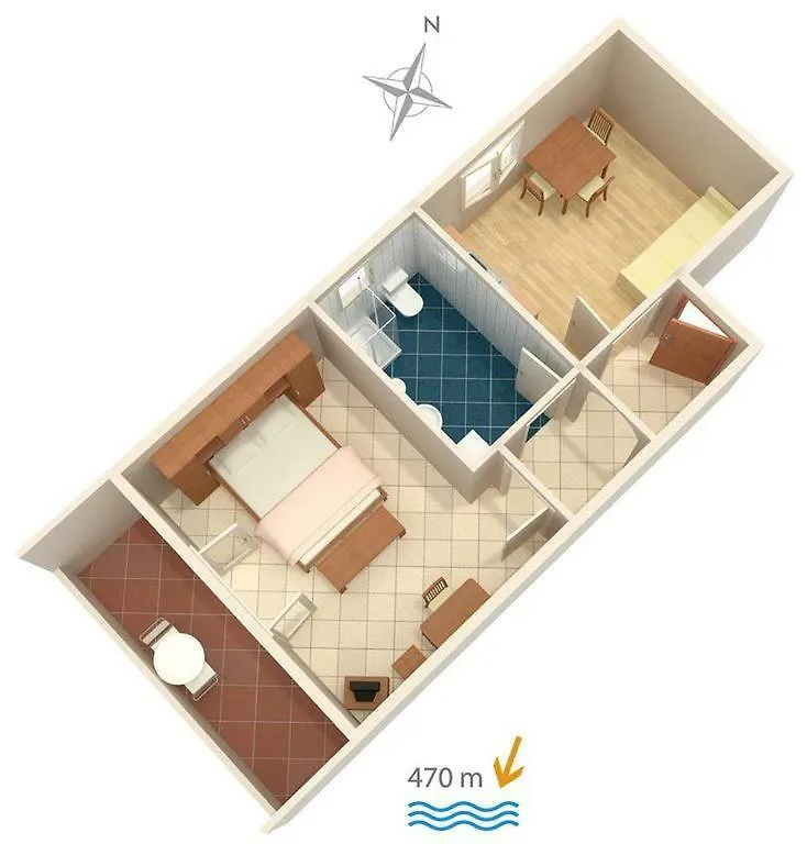 *** Guest house Barbat 730 Hotel Barbat na Rabu Croatia